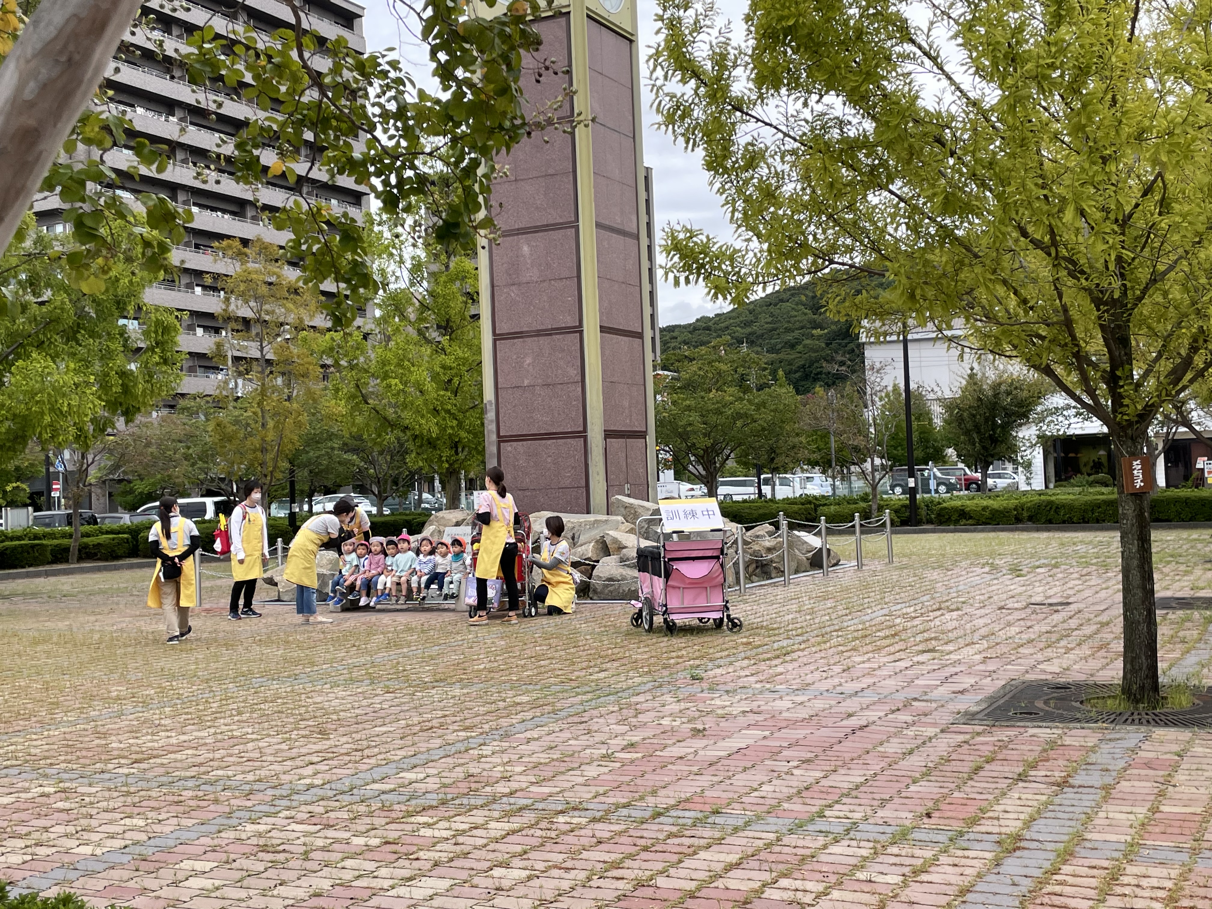 今日は避難訓練の日(^^♪