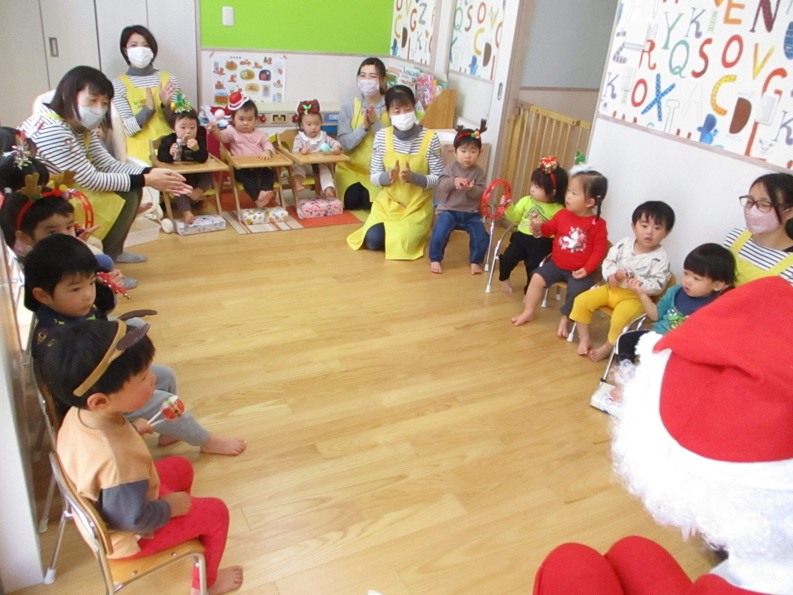 今日はクリスマス会🎄(^^♪
