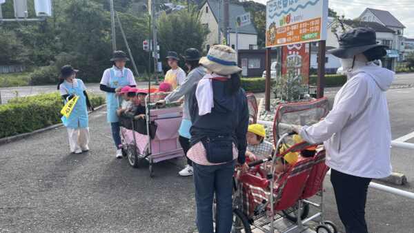避難訓練と不審者訓練をしたよ！